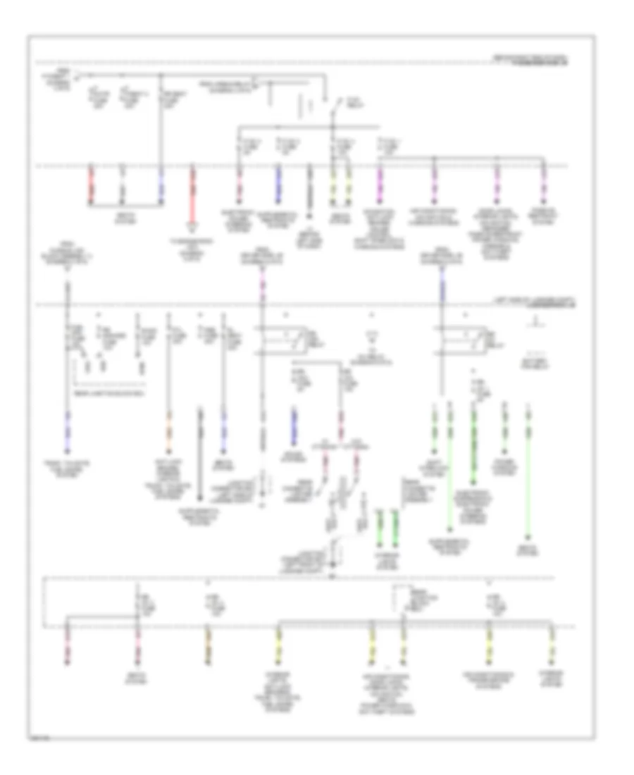 Power Distribution Wiring Diagram (4 of 6) for Lexus LS 600hL 2009