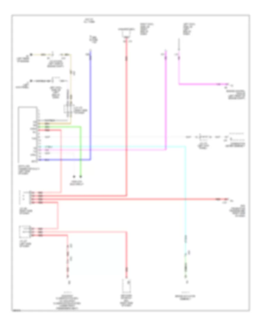 Data Link Connector Wiring Diagram for Lexus IS 250C 2013