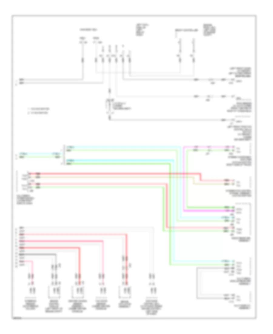 High Low Bus Wiring Diagram 3 of 3 for Lexus IS 250C 2013