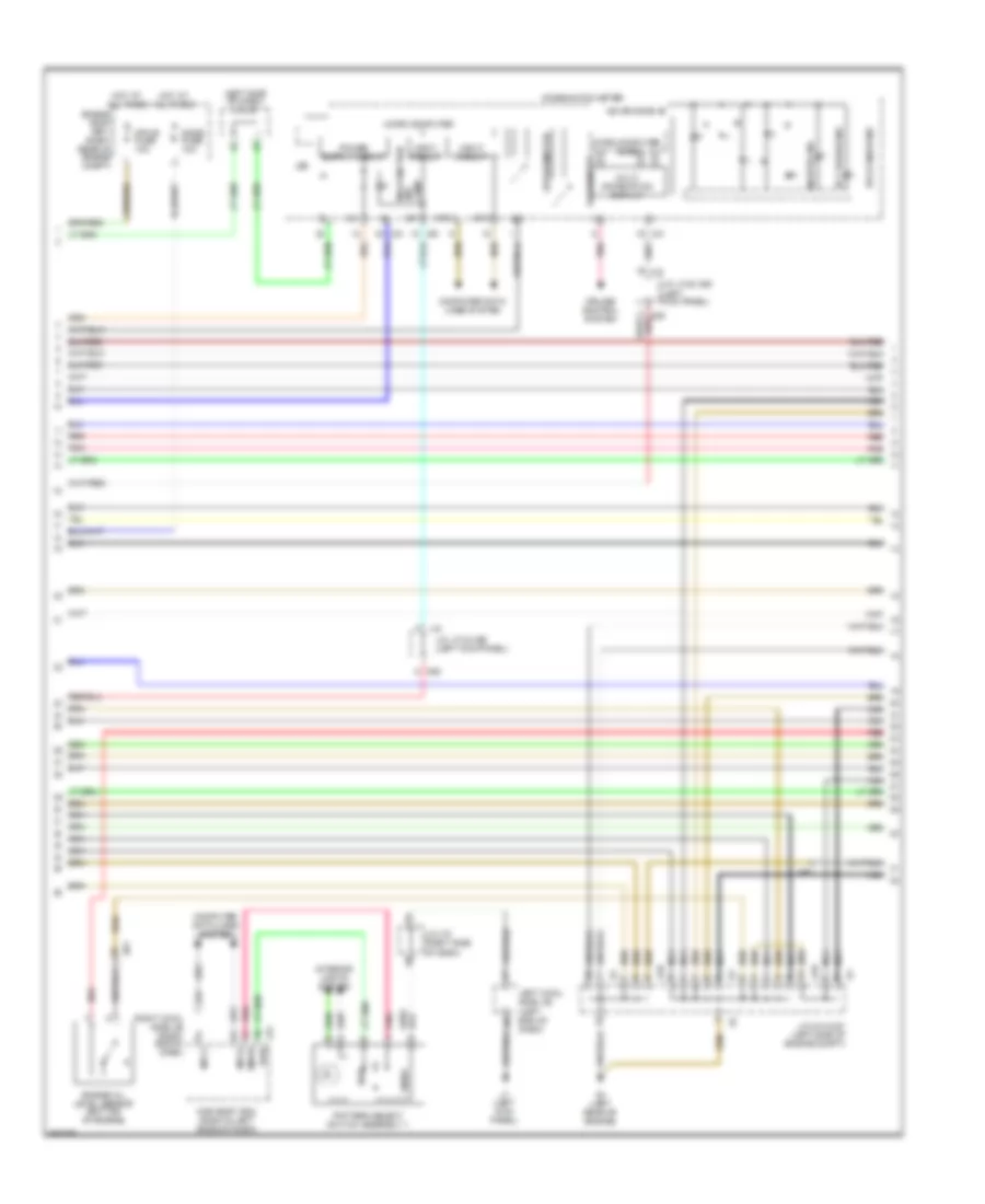 2.5L, Engine Performance Wiring Diagram (4 of 8) for Lexus IS 250C 2013