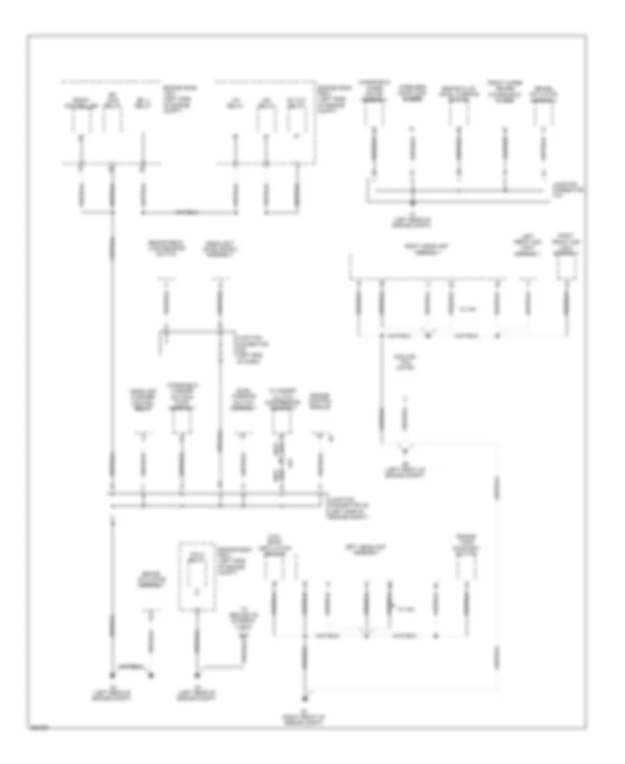 Ground Distribution Wiring Diagram 1 of 6 for Lexus IS 250C 2013