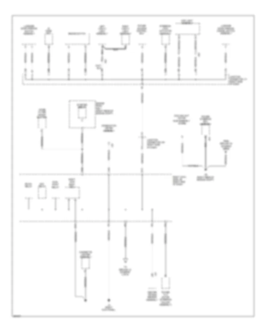 Ground Distribution Wiring Diagram 3 of 6 for Lexus IS 250C 2013