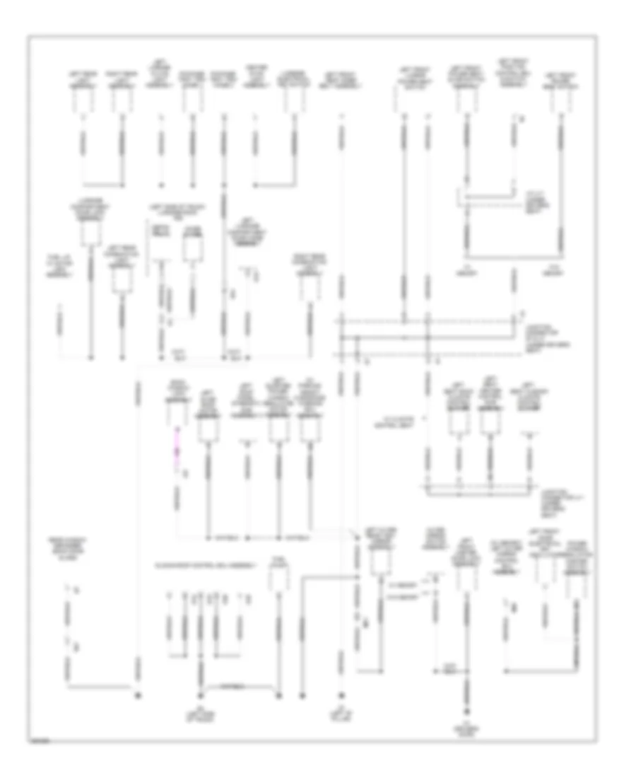 Ground Distribution Wiring Diagram (5 of 6) for Lexus IS 250C 2013