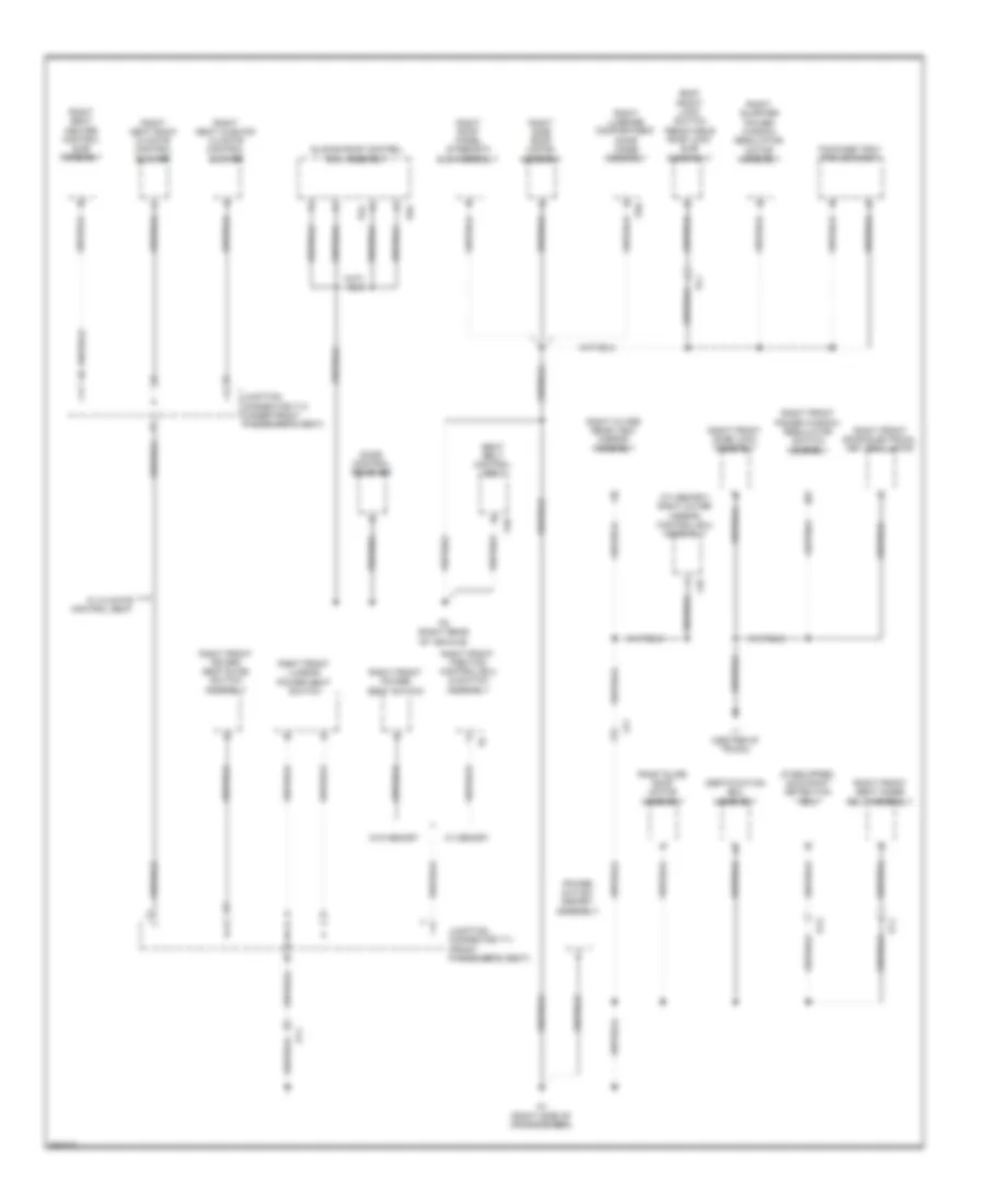 Ground Distribution Wiring Diagram 6 of 6 for Lexus IS 250C 2013