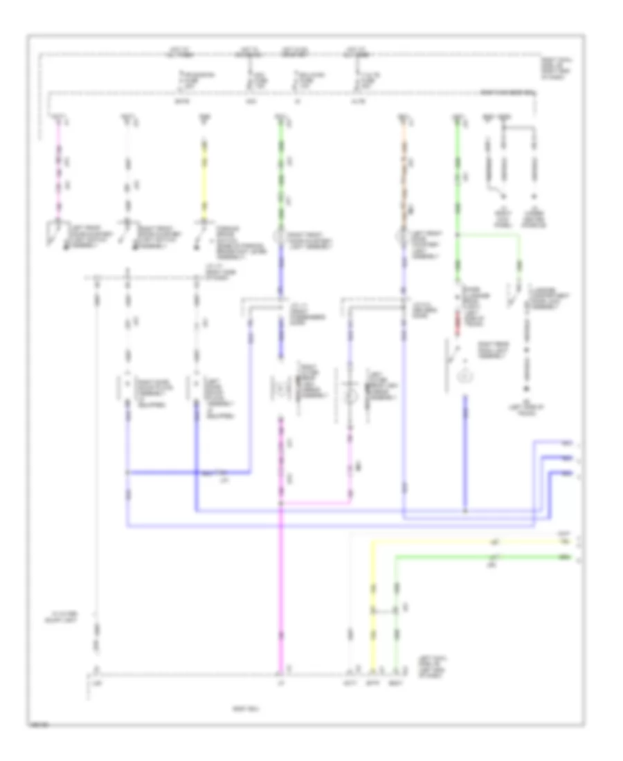 Courtesy Lamps Wiring Diagram 1 of 2 for Lexus IS 250C 2013