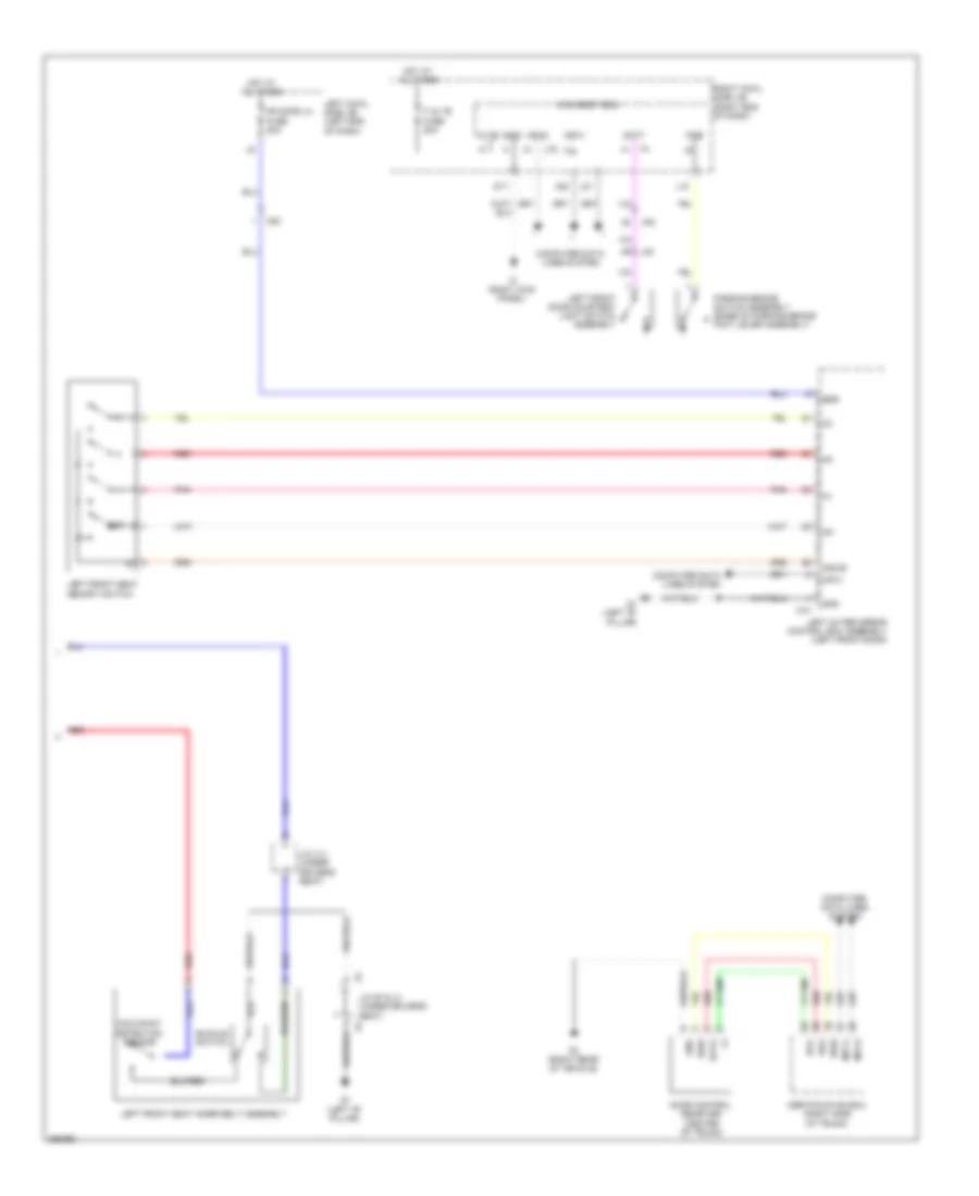 Driver s Memory Seat Wiring Diagram 2 of 2 for Lexus IS 250C 2013