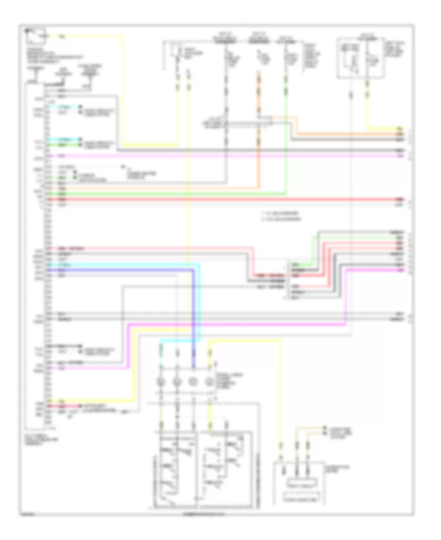 Navigation Wiring Diagram 1 of 4 for Lexus IS 250C 2013