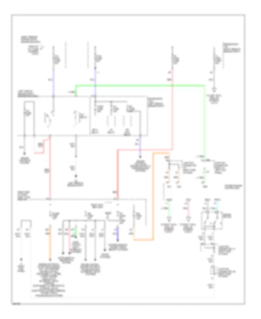 Power Distribution Wiring Diagram 3 of 5 for Lexus IS 250C 2013