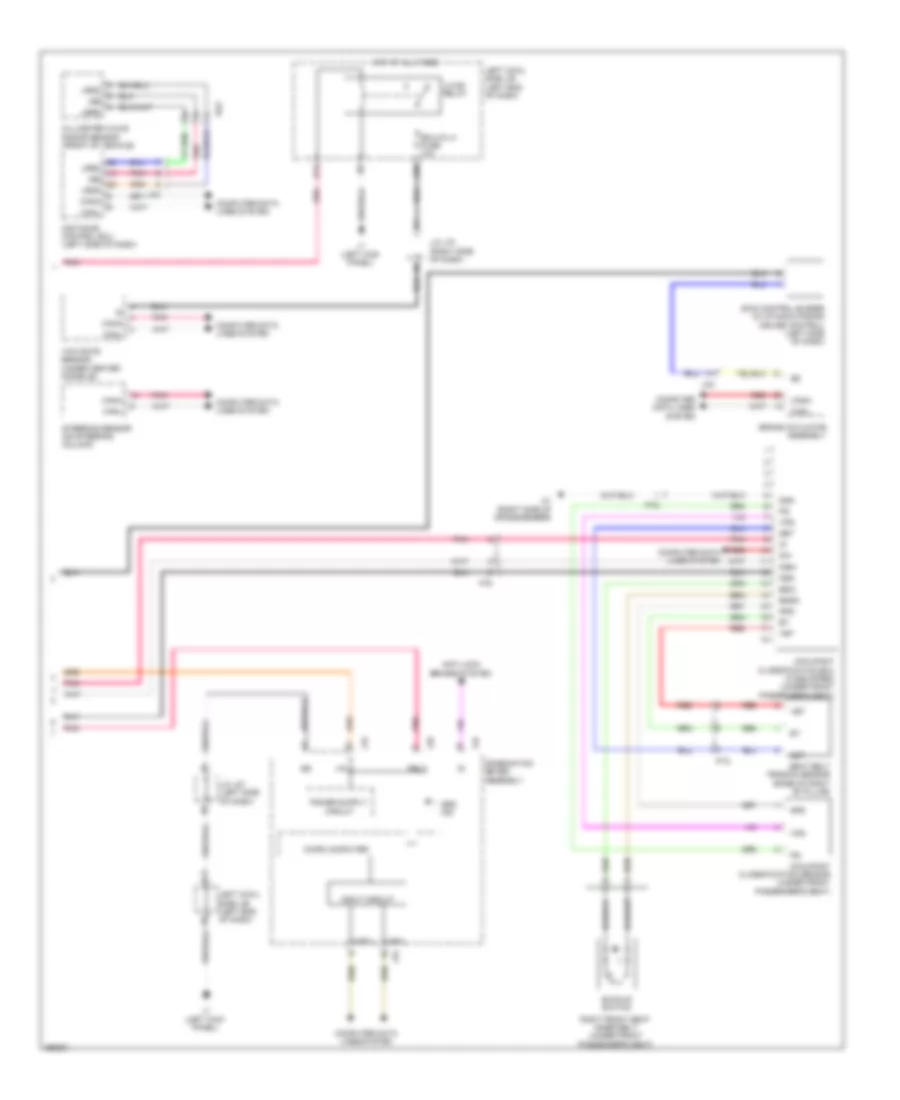 Supplemental Restraint Wiring Diagram (3 of 3) for Lexus IS 250C 2013