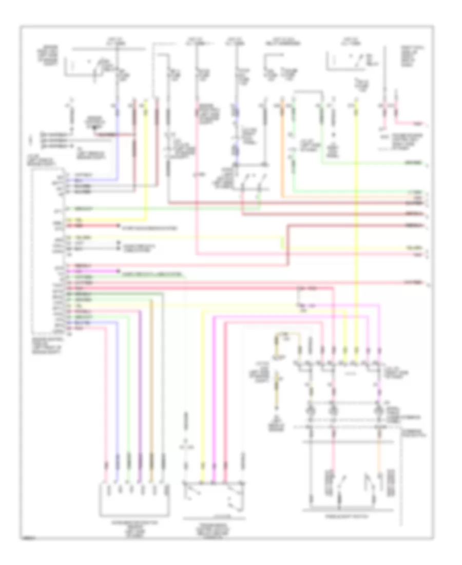 Transmission Wiring Diagram 1 of 3 for Lexus IS 250C 2013