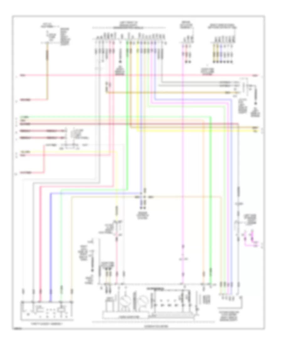 Transmission Wiring Diagram (2 of 3) for Lexus IS 250C 2013