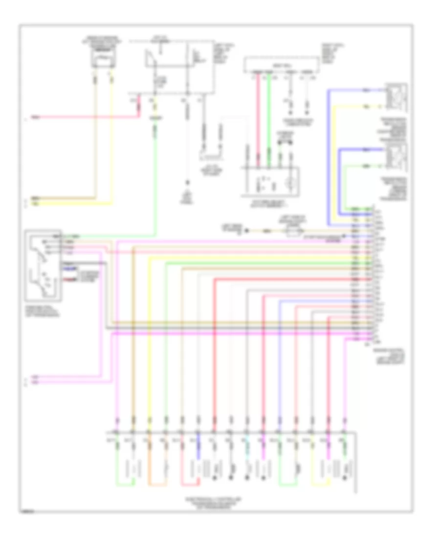 Transmission Wiring Diagram 3 of 3 for Lexus IS 250C 2013