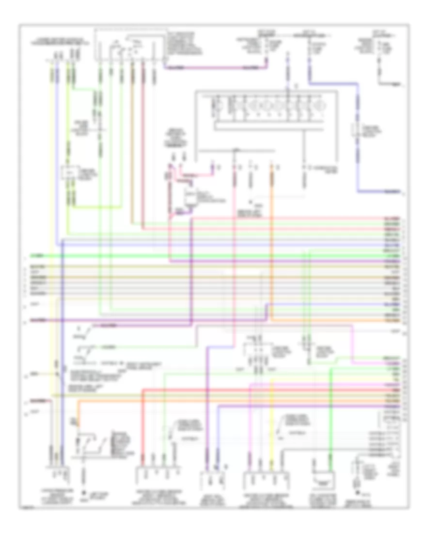 4.0L, Engine Performance Wiring Diagrams (3 of 4) for Lexus LS 400 2000