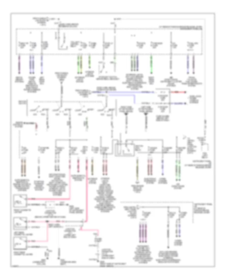Power Distribution Wiring Diagram 2 of 2 for Lexus LS 400 2000