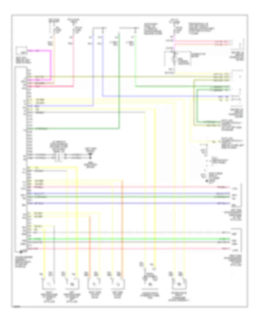 Supplemental Restraint Wiring Diagram for Lexus LS 400 2000