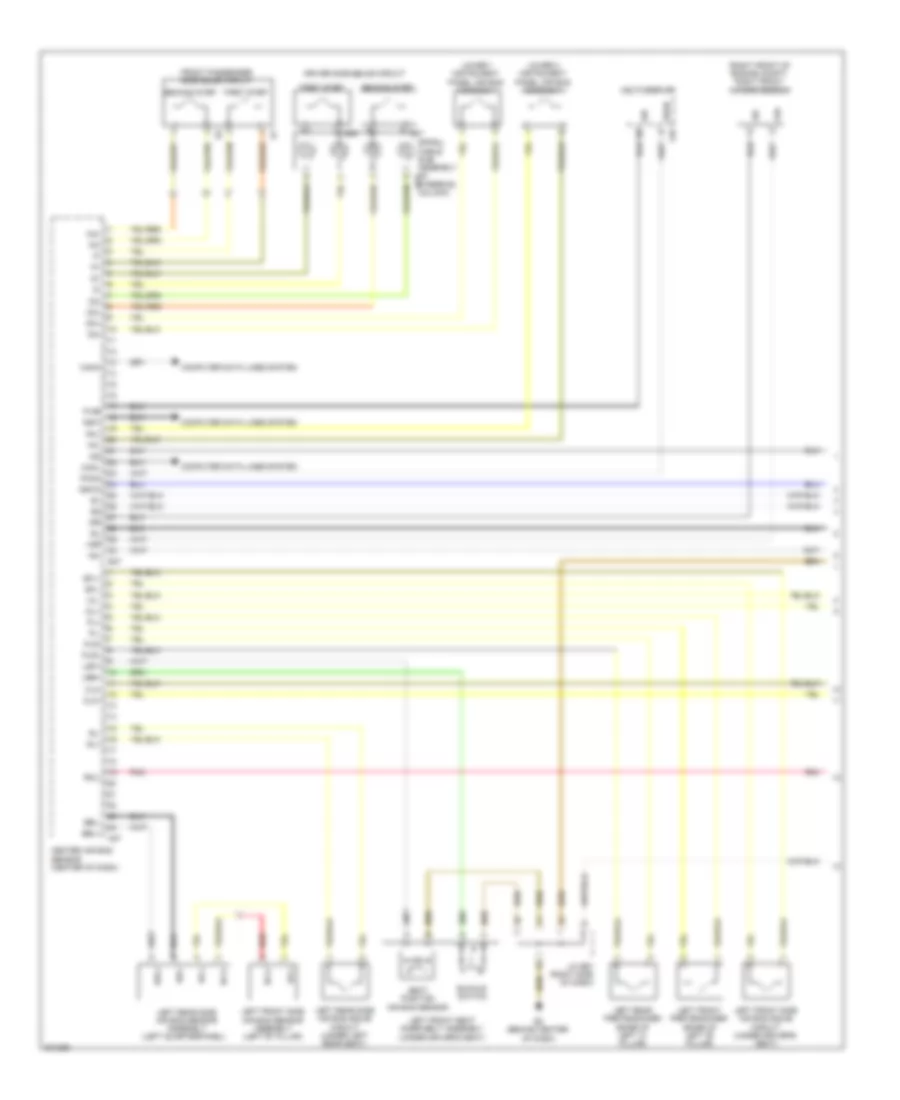 Supplemental Restraint Wiring Diagram (1 of 3) for Lexus LX 570 2009