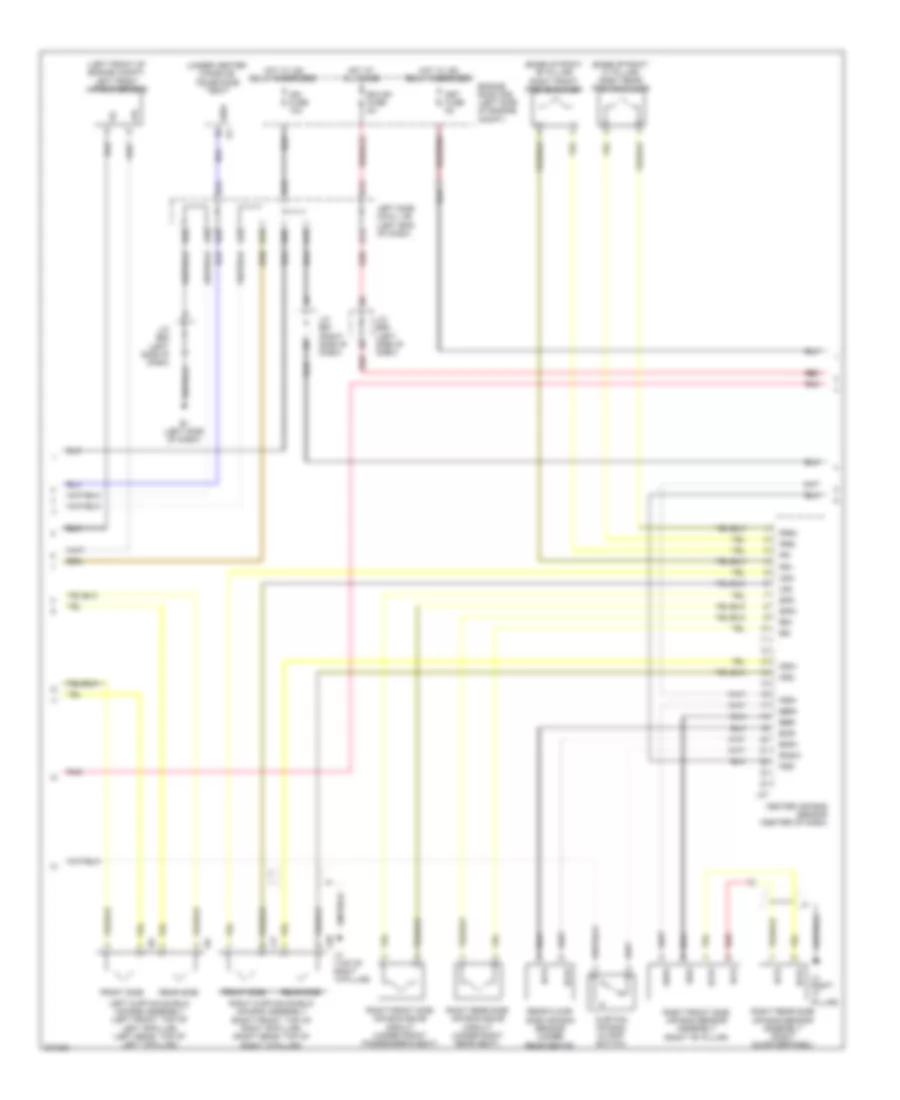 Supplemental Restraint Wiring Diagram (2 of 3) for Lexus LX 570 2009