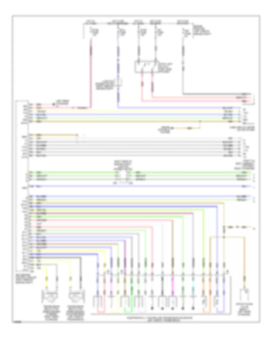 A T Wiring Diagram 1 of 2 for Lexus LX 570 2009