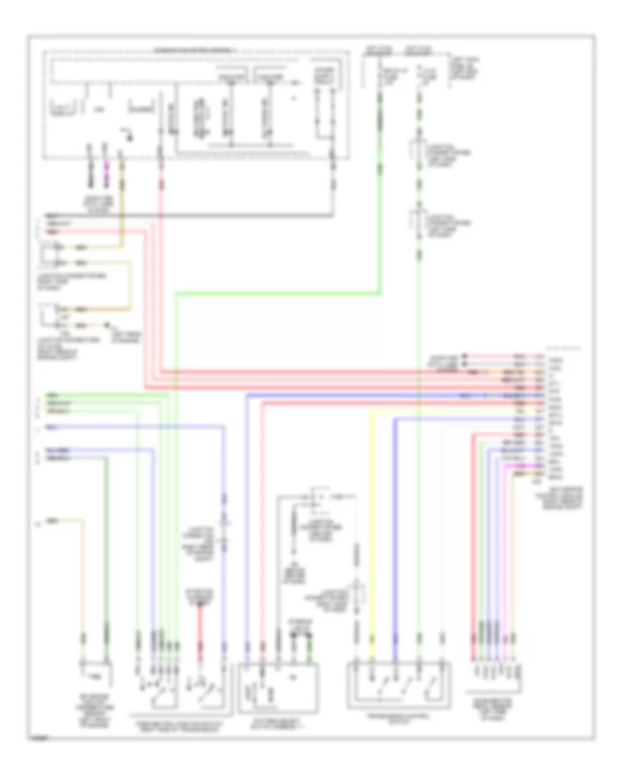 A T Wiring Diagram 2 of 2 for Lexus LX 570 2009