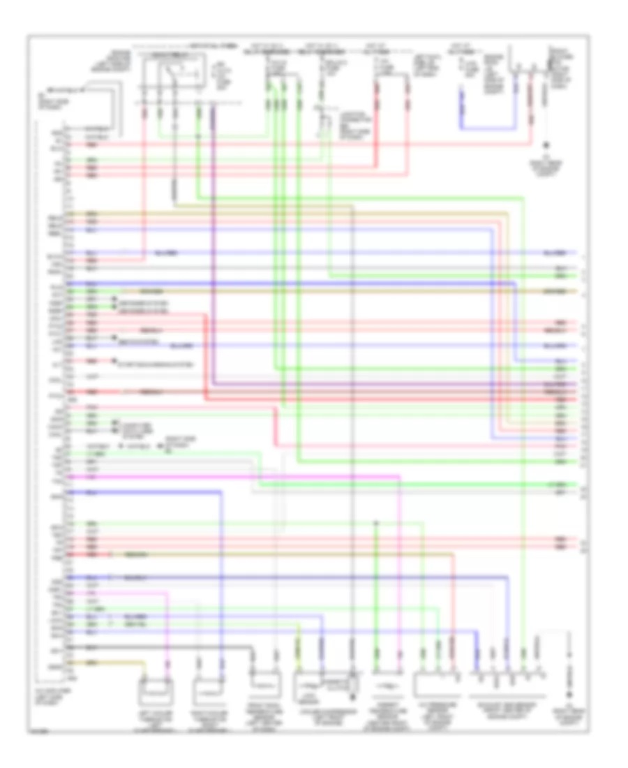 Электросхема кондиционера (1 из 4) для Lexus LX 570 2009