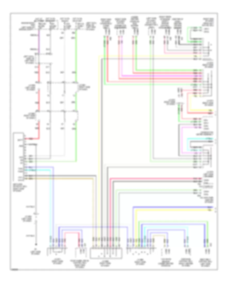 High Low Bus Wiring Diagram 1 of 2 for Lexus LX 570 2009