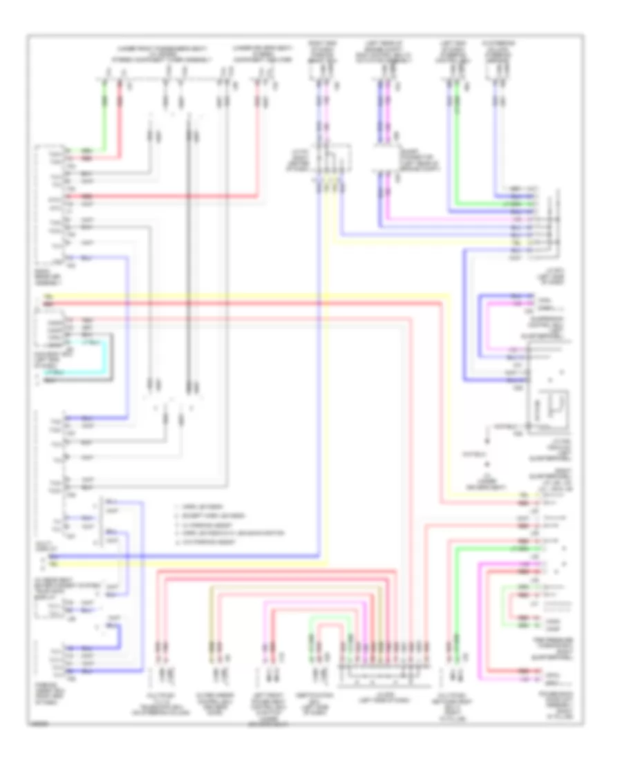 High Low Bus Wiring Diagram 2 of 2 for Lexus LX 570 2009