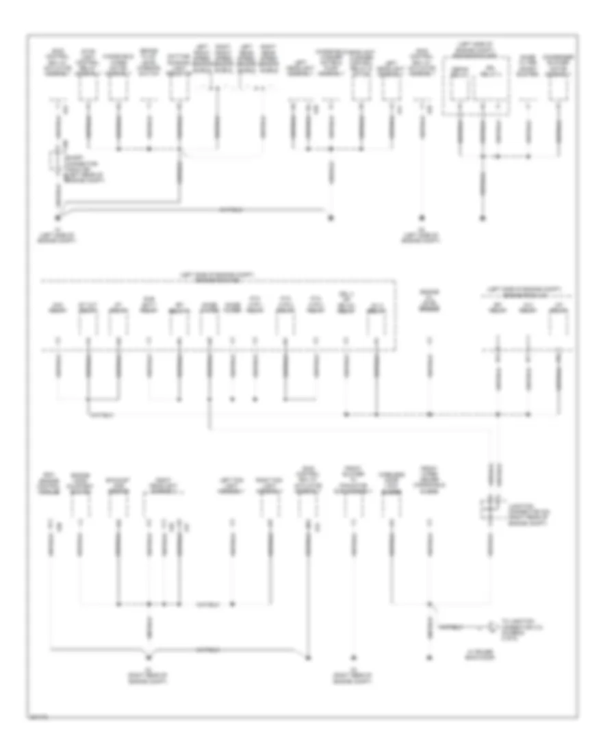 Ground Distribution Wiring Diagram 1 of 6 for Lexus LX 570 2009