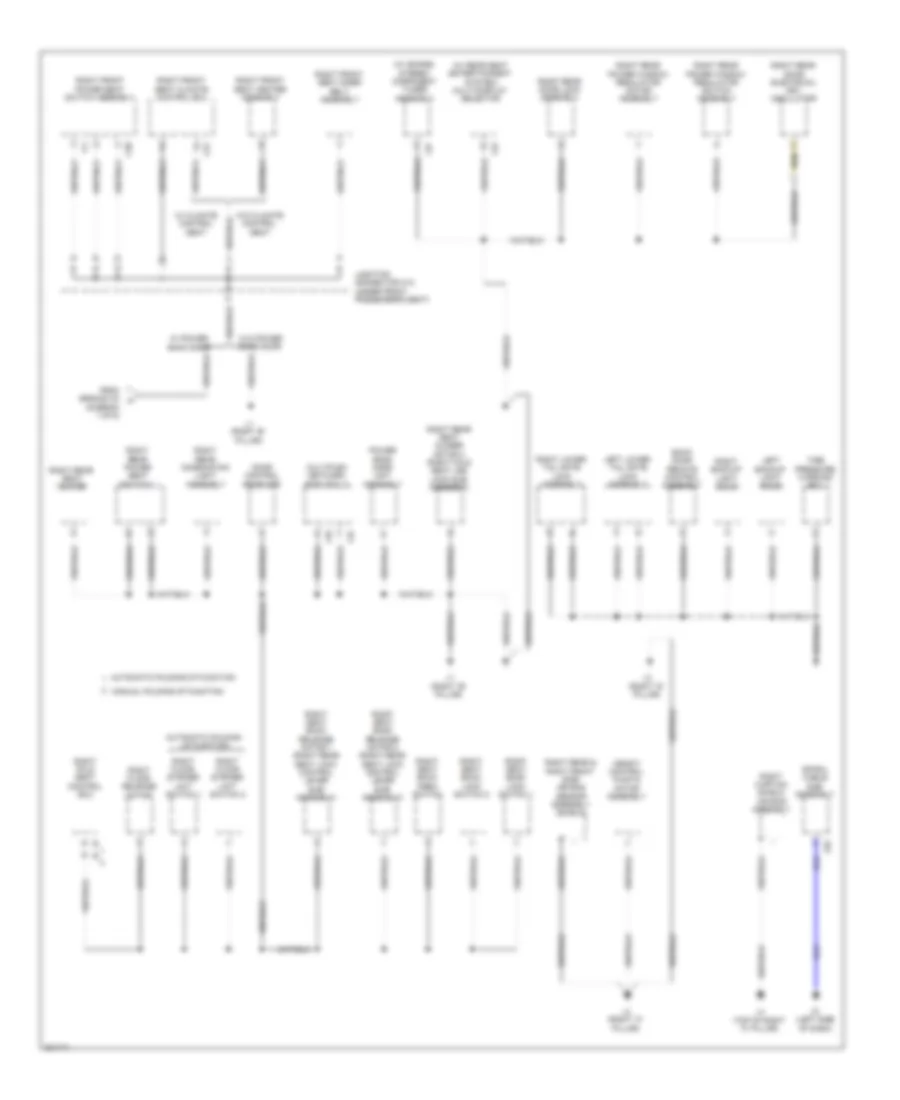 Ground Distribution Wiring Diagram 2 of 6 for Lexus LX 570 2009