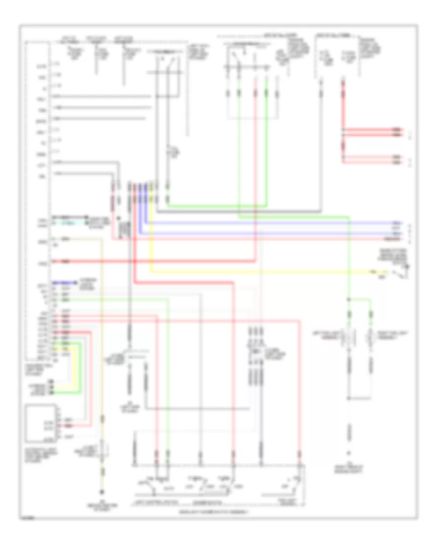 Headlamps Wiring Diagram 1 of 2 for Lexus LX 570 2009