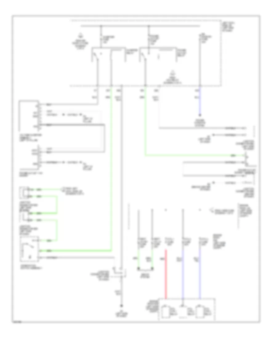 Power Distribution Wiring Diagram (4 of 4) for Lexus LX 570 2009
