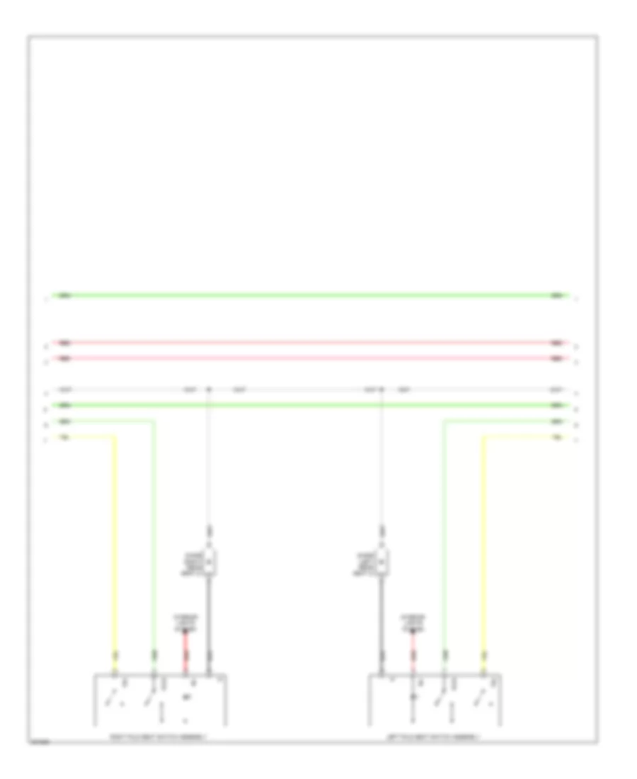 Rear Folding Seat Wiring Diagram Manual 2 of 3 for Lexus LX 570 2009