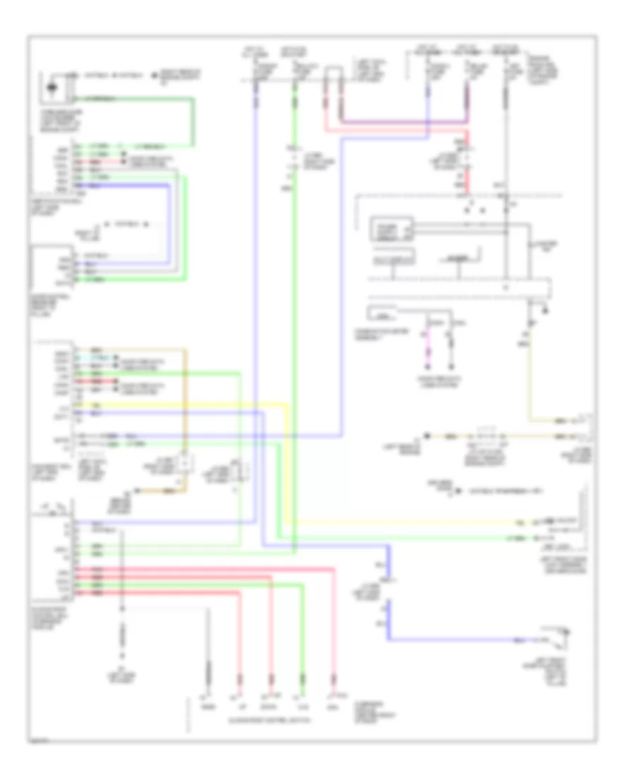 Power TopSunroof Wiring Diagram for Lexus LX 570 2009