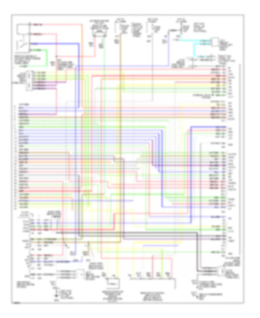 Automatic A C Wiring Diagram Rear A C 2 of 2 for Lexus LX 470 2000