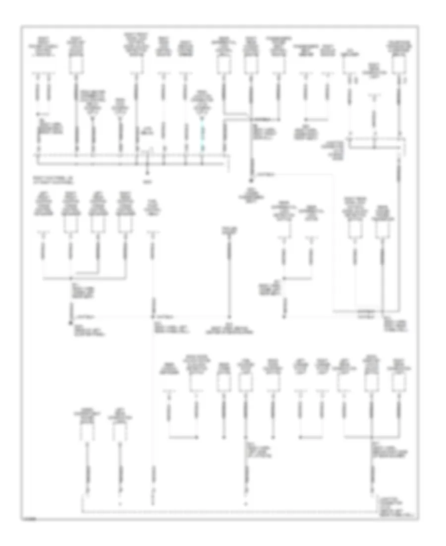 Ground Distribution Wiring Diagram 4 of 4 for Lexus LX 470 2000