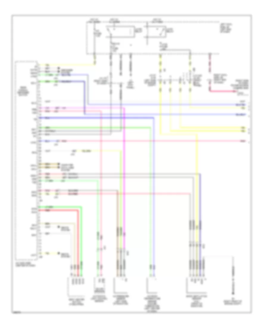 Automatic AC Wiring Diagram (1 of 3) for Lexus IS 250C F Sport 2013