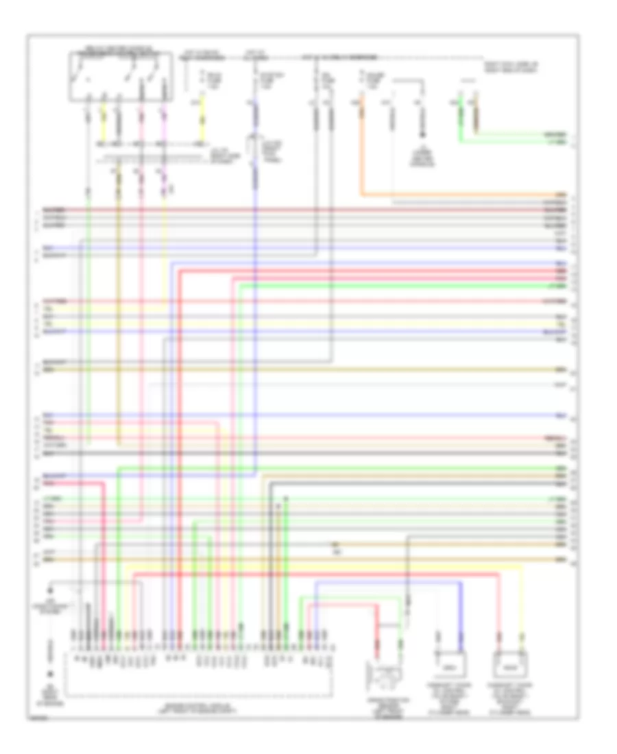 2.5L, Engine Performance Wiring Diagram (3 of 8) for Lexus IS 250C F Sport 2013