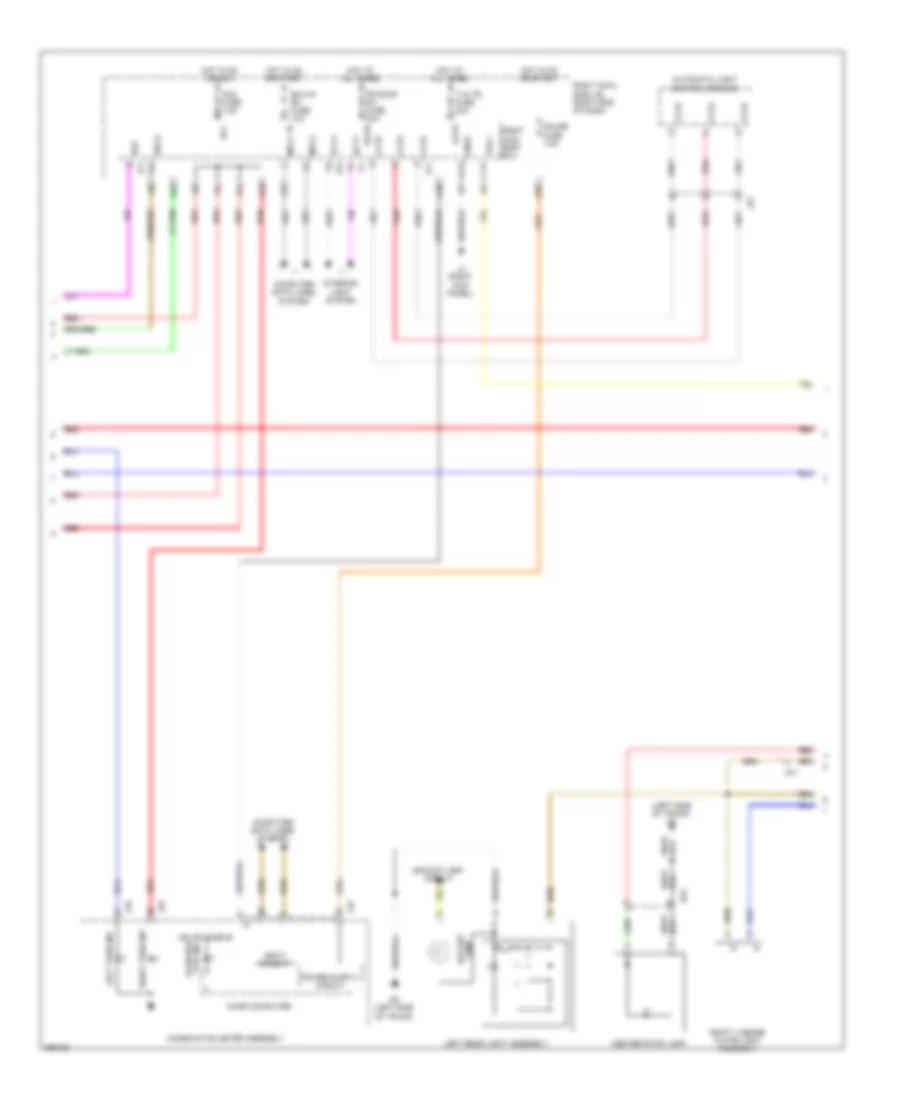 Exterior Lamps Wiring Diagram 3 of 4 for Lexus IS 250C F Sport 2013