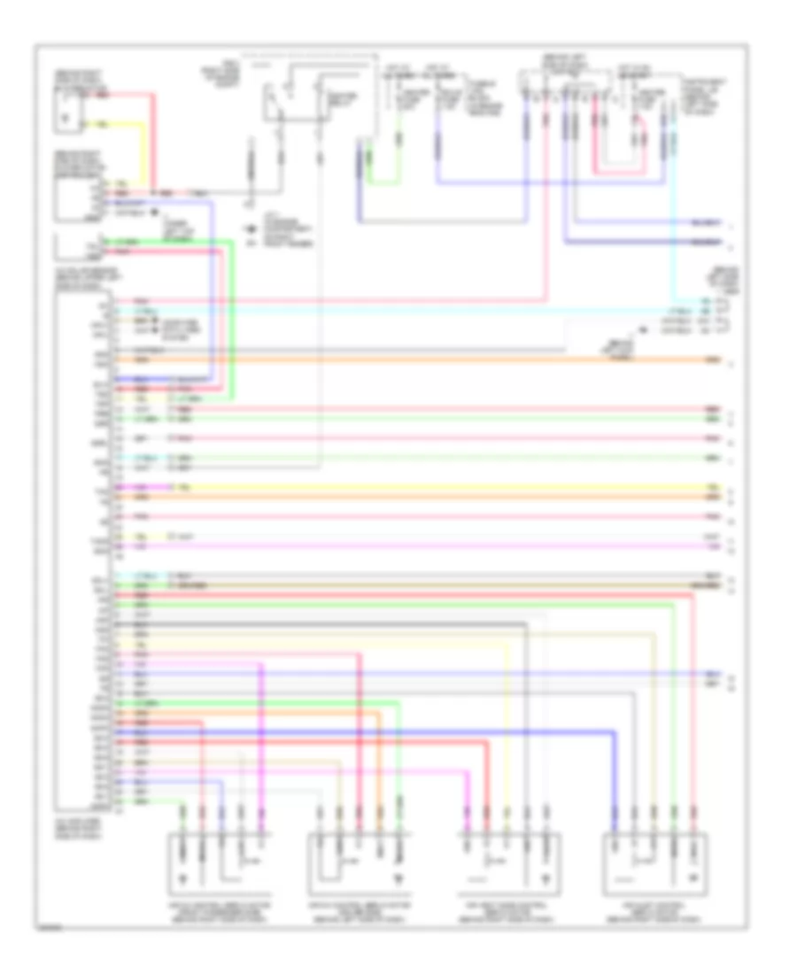 Электросхема кондиционера (1 из 2) для Lexus RX 350 2009