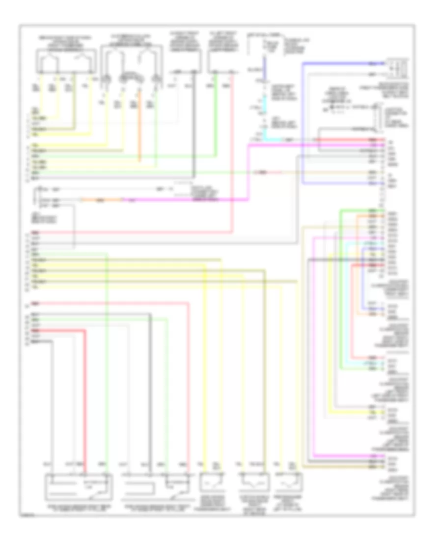 Supplemental Restraints Wiring Diagram (2 of 2) for Lexus RX 350 2009