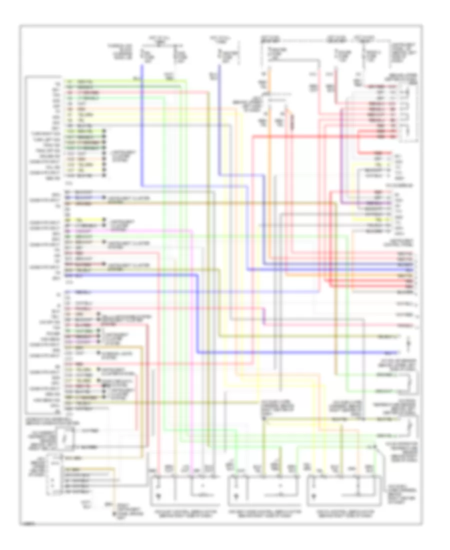 Automatic A C Wiring Diagram 1 of 2 for Lexus RX 300 2000