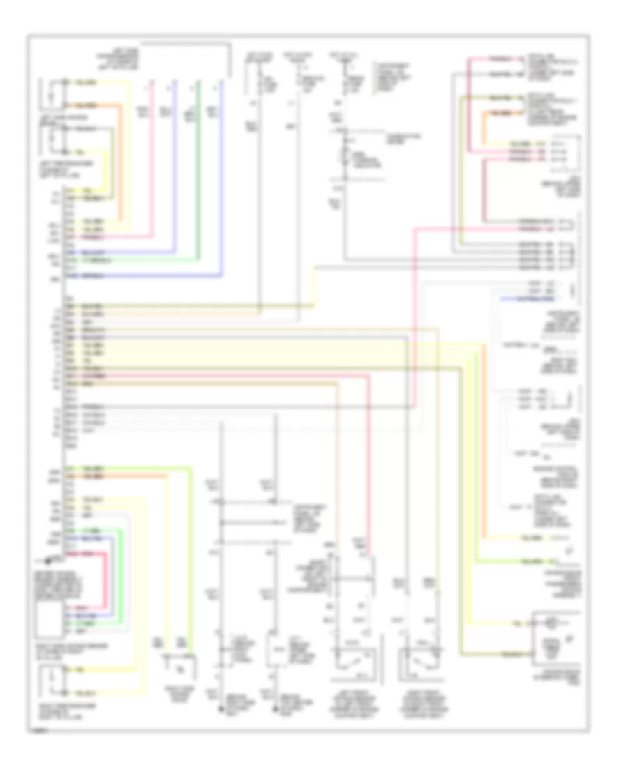 Supplemental Restraint Wiring Diagram for Lexus RX 300 2000