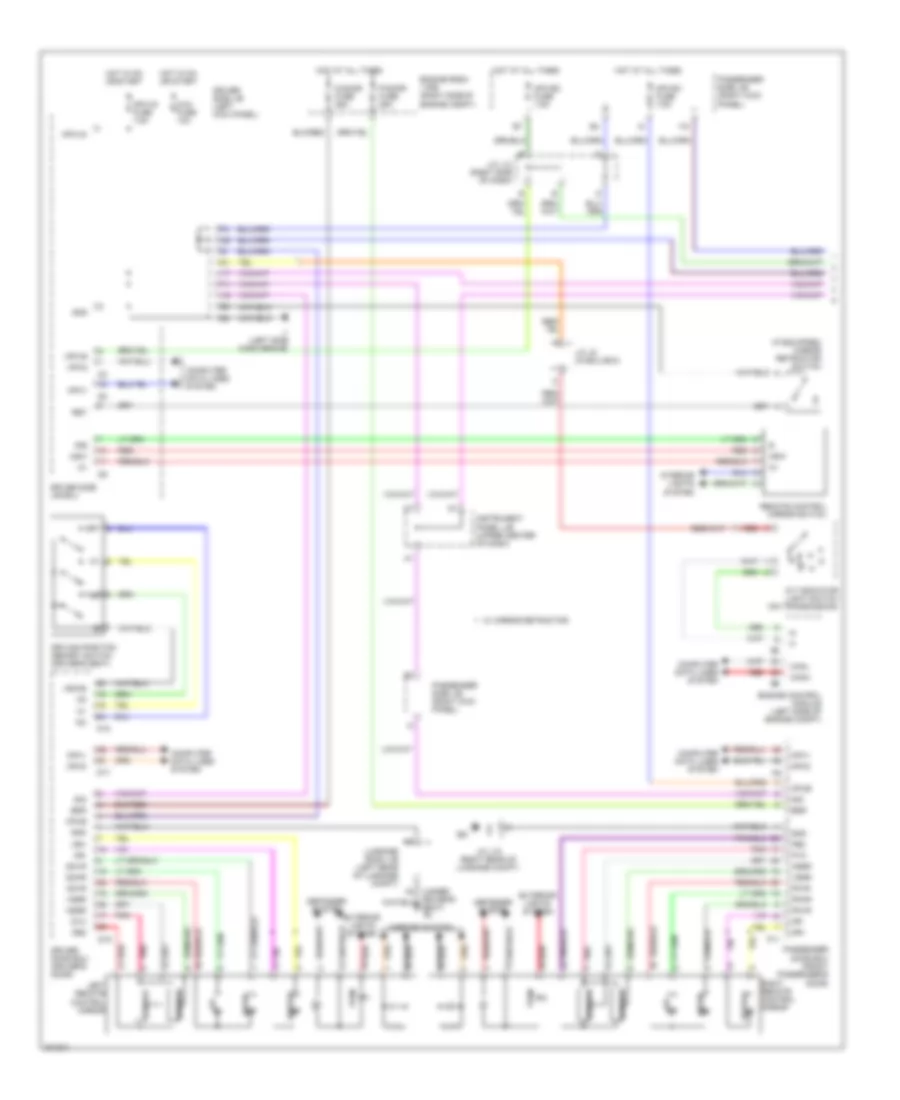 Memory Systems Wiring Diagram 1 of 3 for Lexus SC 430 2009