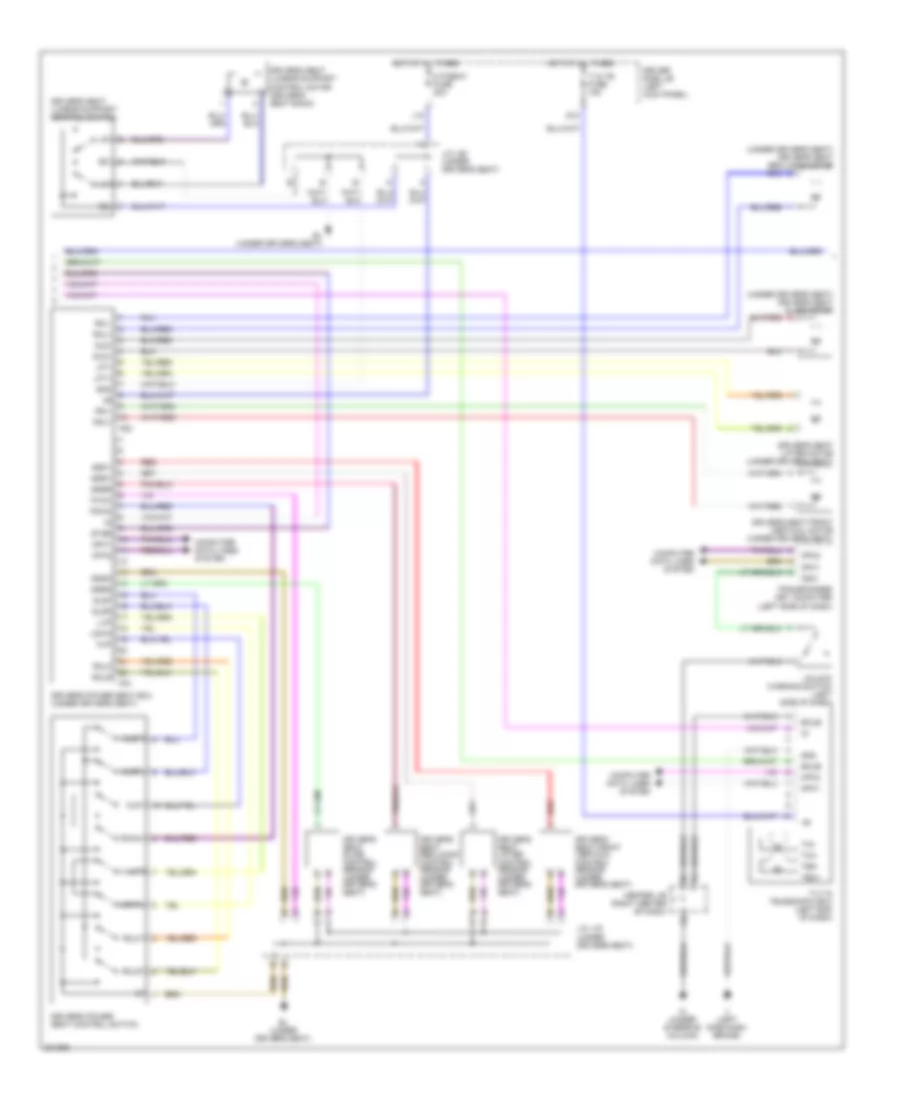 Memory Systems Wiring Diagram (2 of 3) for Lexus SC 430 2009