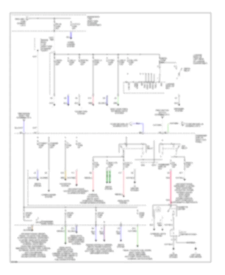 Power Distribution Wiring Diagram 2 of 3 for Lexus SC 430 2009