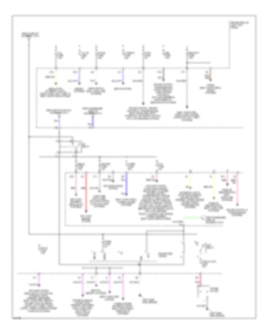 Power Distribution Wiring Diagram 3 of 3 for Lexus SC 430 2009