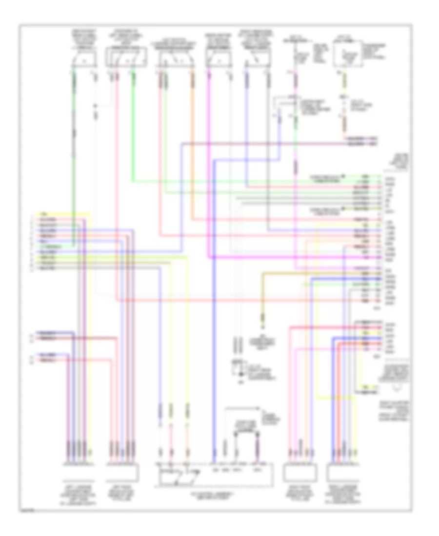 Power TopSunroof Wiring Diagram (2 of 2) for Lexus SC 430 2009