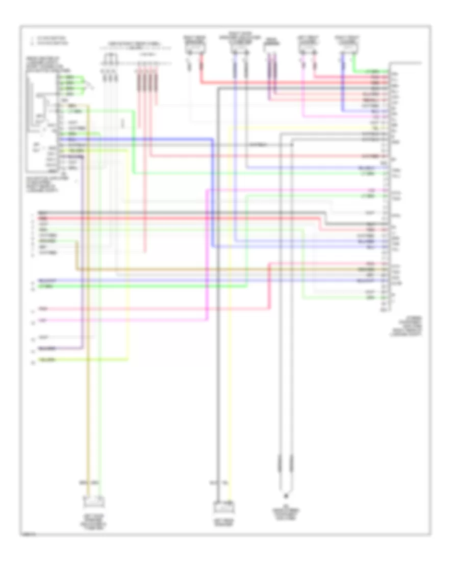 Radio Wiring Diagram (2 of 2) for Lexus SC 430 2009