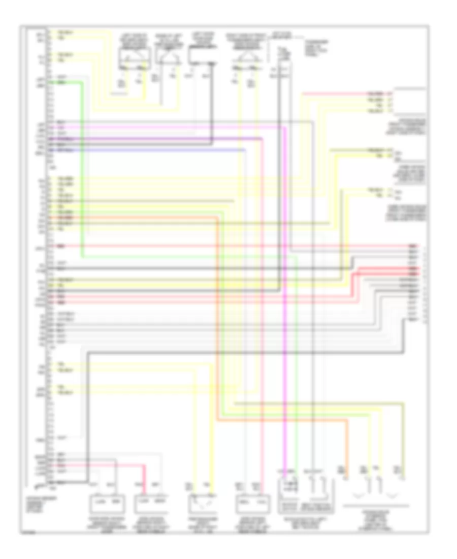 Supplemental Restraints Wiring Diagram 1 of 3 for Lexus SC 430 2009