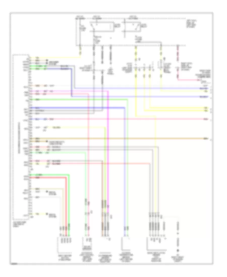 Automatic A C Wiring Diagram 1 of 3 for Lexus IS 350 2013