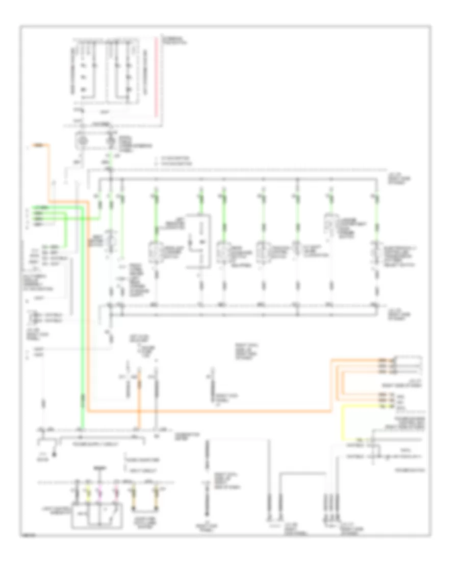 Instrument Illumination Wiring Diagram 2 of 2 for Lexus IS 350 2013